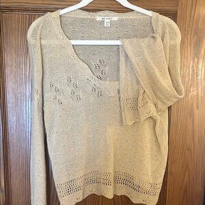 Miami Light Tan Knit Sweater